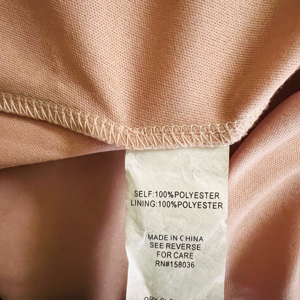 Birdy Grey Theresa Ruffle Front Split Maxi Dress Size S Small Taupe - Picture 7 of 11